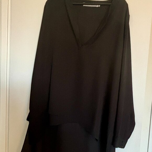Gorgeous Flowy Chiffon Layered Long Blouse - Picture 1 of 9